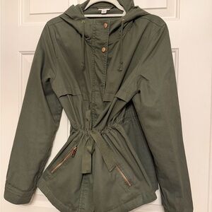 St. John's Bay Utility Jacket in Olive
